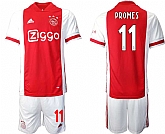 2020-21 AFC Ajax 11 PROMES Home Soccer Jersey,baseball caps,new era cap wholesale,wholesale hats